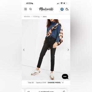Madewell roadtripper stovepipe jeans
